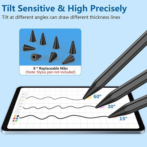 8 Pack Pencil Tips, Replacement Tips Only Compatible with Our KARFUN Pencil