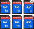 INDMEM SD Card 1GB, 6 Packs Class 4 1GB Flash Memory Card MLC Standard Secure Digital Cards Camera Card