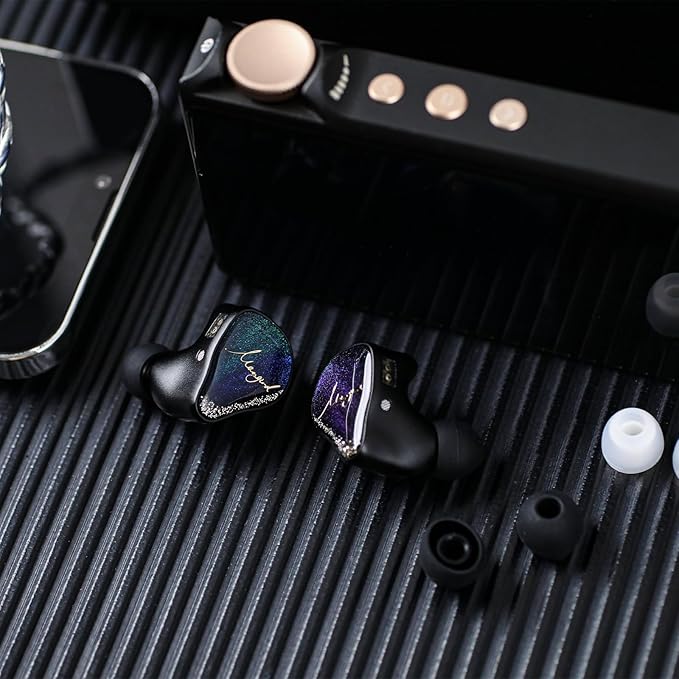 Linsoul Xenns Mangird Tea PRO in Ear Monitor, 6BA+2DD Hybrid Earphone IEM, Wired Gaming Earbuds with Detachable IEM Cable for Musician Audiophile