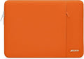 MOSISO Laptop Case 13 inch, 13 inch Laptop Sleeve Compatible with MacBook Air M4 M3 M2 M1 2025-2018 / Pro M2 M1 2025-2016, Polyester Vertical Computer Sleeve Bag with Pocket, Orange
