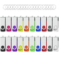 16GB Flash Drive 10 Pack, Wooolken USB 2.0 Thumb Drives Memory Stick