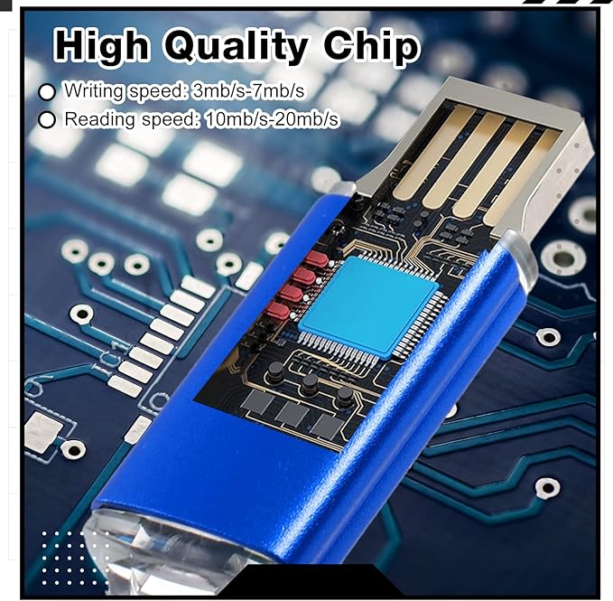 Hoteam 50 Pack USB 2.0 Flash Drives Bulk Blue Portable Thumb Drive with Hat USB Sticks Bulk with 50 Pcs Lanyards for Data Storage File Sharing Commercial Gift(256MB)