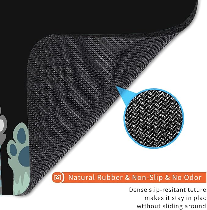 Square Mouse Pad Cute Cat Claw,Personalized Premium-Textured Custom Mouse Mat Design,Washable Mousepad Cloth,Non-Slip Rubber Base Computer Mouse Pads for Wireless Mouse