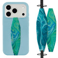Switchbands Aesthetic Color Phone Grip Strap – 2 Pack – Reversible Elastic Strap, Adhesive-Free, Ergonomic Hand Support, Anti-Theft Strap, Wireless Charging Compatible, Universal Fit – Ripple Opal