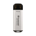 Transcend ESD300 512GB External SSD, Up to 1,050MB/s, Type C USB Drive for iPhone17,16,15, iPad&Mac/Pixel10/Tesla/Steam Deck/ROG Ally/MSI Claw/Android/PS5, Smart TV, USB 3.2 Gen2 Portable SSD- Silver