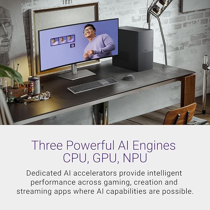 Dell Tower Plus EBT2250 Desktop Computer - Series 2 Intel Core Ultra 9 285 24-Core Processor up to 5.6 GHz, 16GB DDR5 RAM, 8TB SSD, Intel UHD Graphics 770, Windows 11 Home, Graphite - EBT 2250