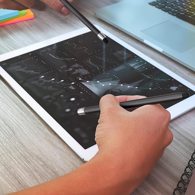 30pcs Universal Replacement Rubber Tips for Stylus Pens Silicone Stylus Tips Replacement for Touch Pencil Stylus Touchscreen Pen