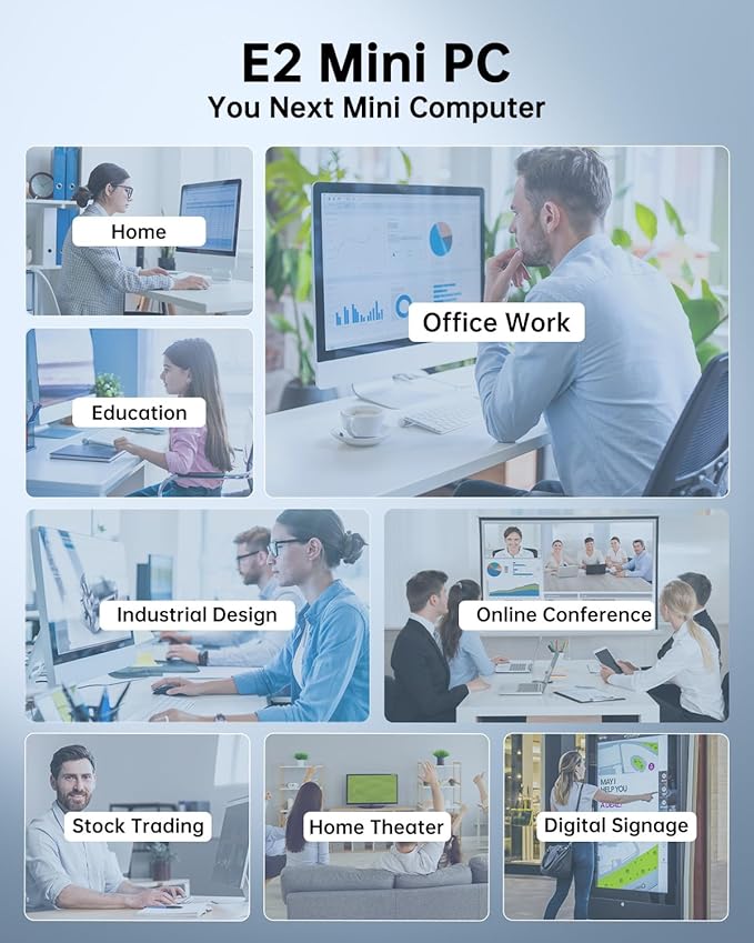 KAMRUI Essenx E2 Mini PC 11 Pro Twin Lake N150 Mini Computer, 16GB RAM 512GB M.2 SSD, Micro PC Support 4K Display/USB3.2/WiFi/BT/Gigabit Ethernet Mini PC Home/Office
