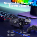 NUBWO Wireless Gaming Headset with Mic for Ps5 Ps4 PC, Zero Interference, 100-Hour Battery All-Day Play, 23ms Sync for Fortnite & Call of Duty/FPS Gamers, Triple Mode All Devices Compatible - Gray