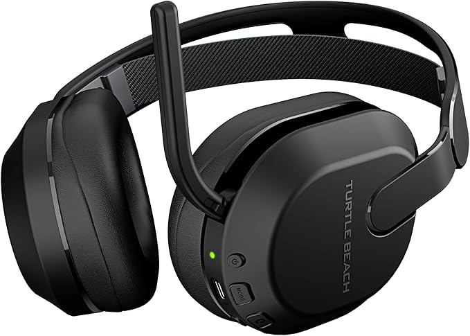Turtle Beach Stealth 500 Wireless Amplified Gaming Headset for PC, PS5, PS4, & Mobile – 40-Hr Battery, Bluetooth, Memory Foam Cushions, Flip-to-Mute Mic, EQ Presets, Companion App – Black