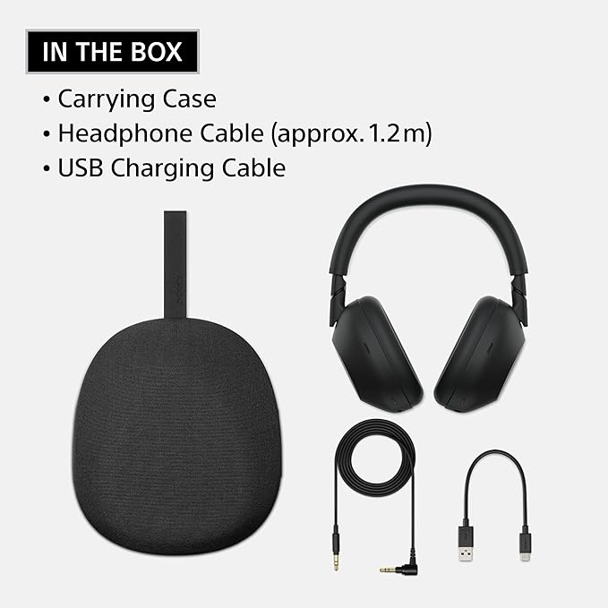 Sony WH-1000XM6 The Best Wireless Noise Canceling Headphones, HD NC Processor QN3, 12 Microphones, Adaptive NC Optimizer, Mastered by Engineers, Studio-Quality, 30-Hour Battery, Platinum Silver