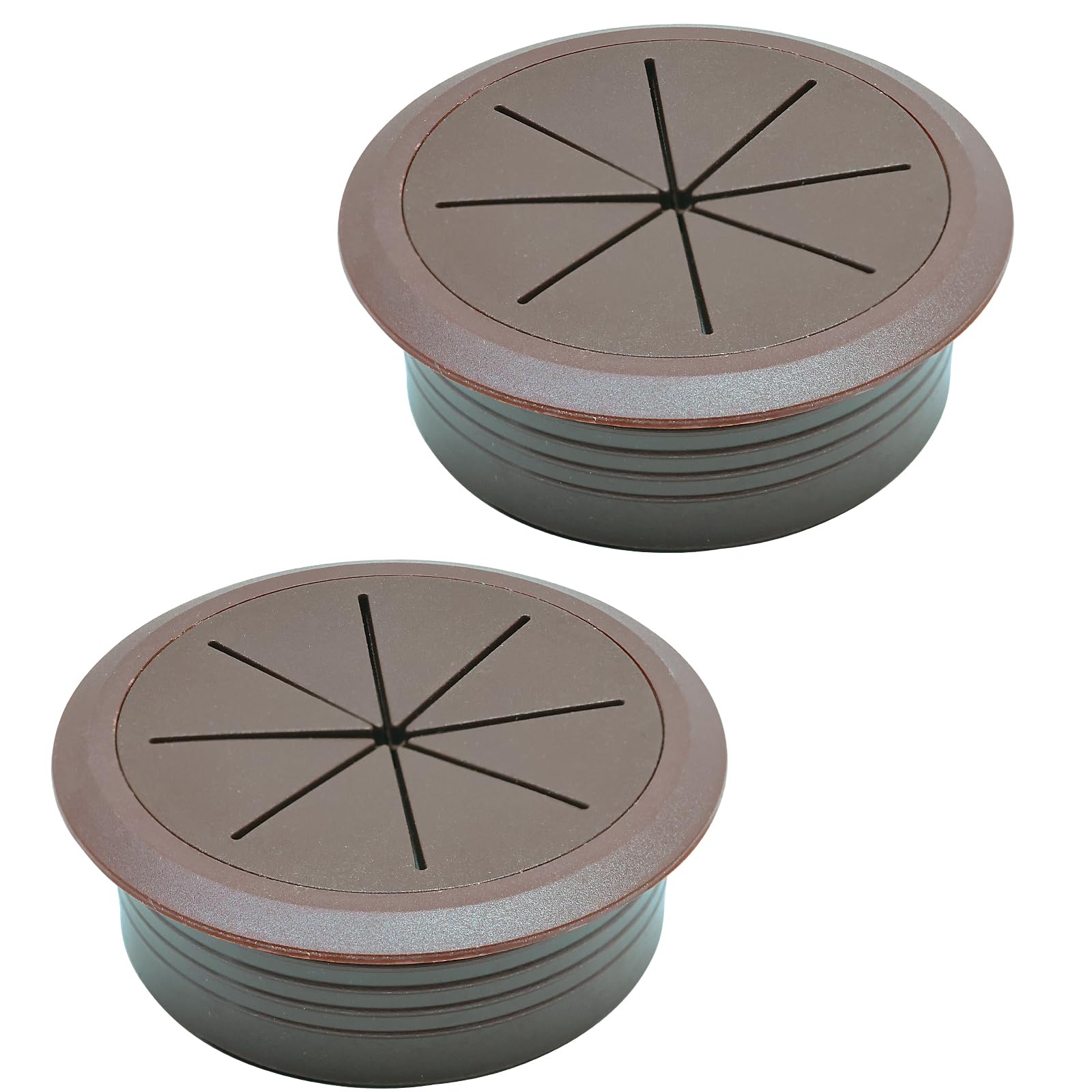BOPOREAE 2 Pcs Desk Grommet 2-1/16" (53mm), Desk Hole Cover for Cables