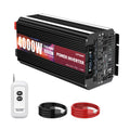 LVYUAN 4000 Watt Power Inverter 24V to 110V 120V for Vehicle, Solar Inverter System, Heavy Duty, RV, Truck, Off Grid,Camping with 4 AC Outlets, LCD Display, Wireless Remote Control, Car Power Inverter