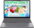 Lenovo Laptop Computer for Home Student Business, IdeaPad Slim 3, Intel i7-13620H (Beat Ultra 7 255U), 16GB DDR5 RAM, 512GB PCIe SSD, 16" FHD+, WiFi 6, Type-C, HDMI, Luna Grey, Windows 11 Pro, Wendbo