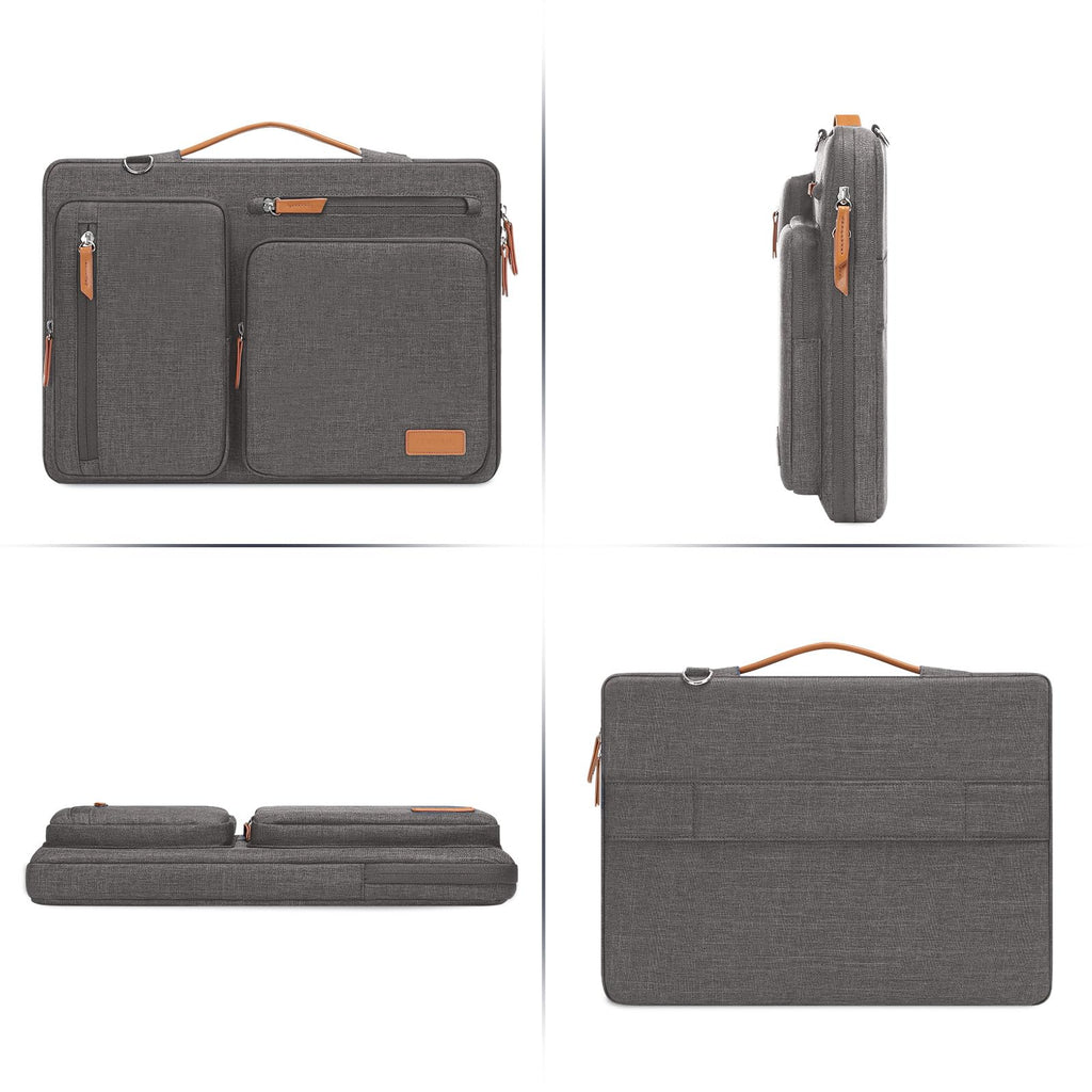 MOSISO 360 Protective Laptop Shoulder Bag, 15-15.6 inch Computer Bags