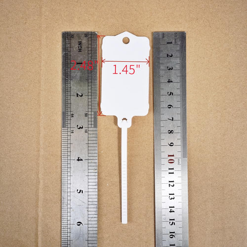 100pcs Reusable Blank Plastic Tags Ties Key Tags 1.45"*2.48" Serrated Tension Sealing Strap with Large Label Plastic Tie Mark Label Waterproof Hang Sign Write on Tag (5 Colors Mixed, 100pcs)