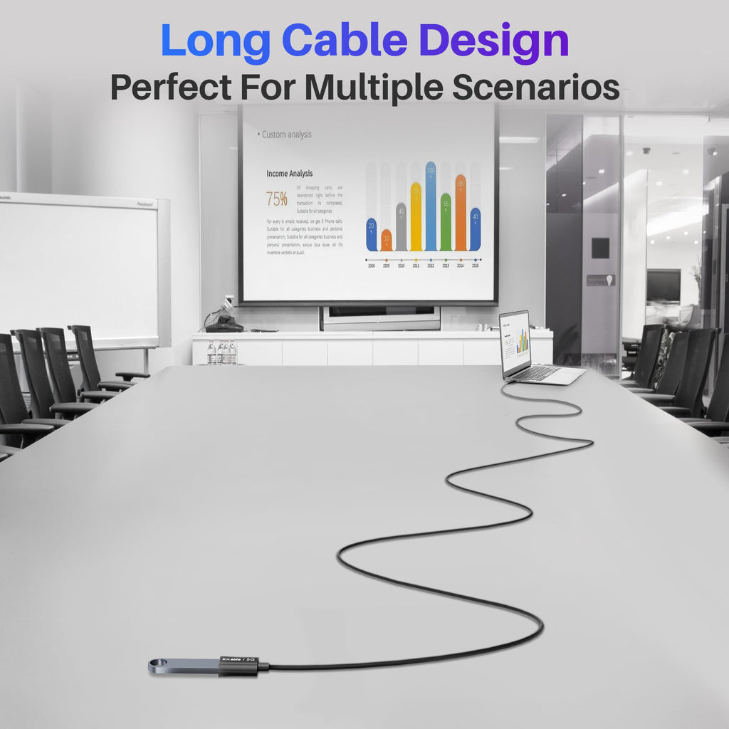 USB C to USB Female Cable 6FT, Type-C Male to USB A 3.1 Female OTG Cable, 5Gbps Data Transfer, Compatible with MacBook Pro/Air, iPhone 17 Pro Max 16/15 Series, Galaxy S25 S24/S23/S22/S21 and More