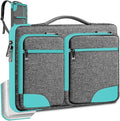 Hseok Laptop Case 15 15.6 16 inch Sleeve with Handle and Hidden Strap,Compatible with MacBook Pro 15.4 16, 360° Protective PC Briefcase with 4 Pockets for Laptop Accessory,Easy to Carrying,Sapphire