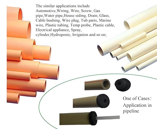 25 pcs 3/8" Drill Hole，3/16" ID Black Silicone Top hat Rubber Grommets for Wiring，Automotive，Firewall，Hole Plug，Desk，Screw，Water and Gas Pipe，Drain，House Siding，Cable Bushing，Glass，Wire Plug