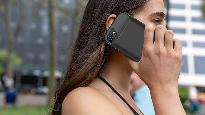 Battery Case for iPhone 7/8/6s/6/SE 2020/SE 3, [10000mAh] Rechargeable Smart Extended Charging Case Compatible with iPhone SE 3/6/6s/7/8/SE 2020 (4.7 inch) Backup Power Battery Pack Charger Case-Black