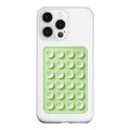 LvShuLiangPin Anteel Silicone Suction Phone Case Mount, Silicon Adhesive Phone Accessory for Smartphones, Hands-Free Mirror Shower Phone Holder for Selfies, Tiktok Videos (Green)