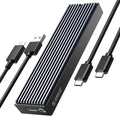 ORICO M.2 NVMe SSD Enclosure, USB 3.1 Gen 2 (10 Gbps) PCIe External Adapter NVMe Case for 2230/2242/2260/2280 M.2 SSD up to 8TB, UASP Supported - M2PV