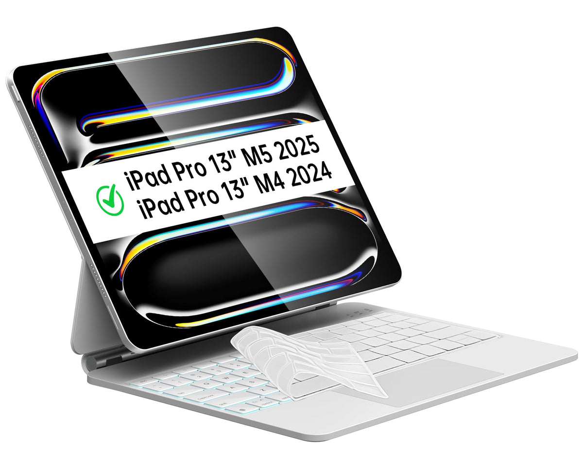 Otuoor iPad Pro 13-inch Case with Keyboard (M5 2025/M4 2024), Uninterrupted View, Snap Tight, Magic Keyboard iPad Pro 13-inch with Comfort Angle, Effortless Command, Black