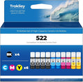 522 Ink Refill Bottles ET-2800 ET-4800 ET-2400 ET-2803 Ink Refill Replacement for 522 Ink Bottles for ET-2840 ET-4700 ET 2800 ET 4800 ET 2400 ET 2803 ET-4810 ET-2720 Printer 10 Pack (Not Subli Ink)