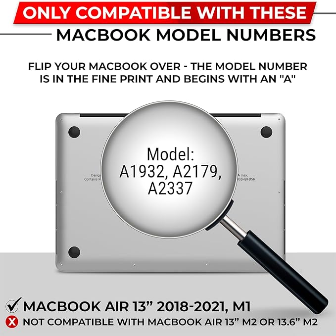 Magnetic Privacy Screen for MacBook Air 13 Inch (2018, 2019, 2020, 2021, M1) Removable Laptop Privacy Filter Shield and Protector