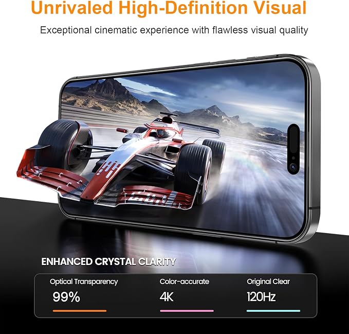 OneFish Full Edge Coverage Tempered Glass Screen Protector for IPhone 12 Pro Max 6.7 inch 2 Pack Edge Reinforcement, Self-Aligning Installation, Case Friendly Privacy Screen Protectors
