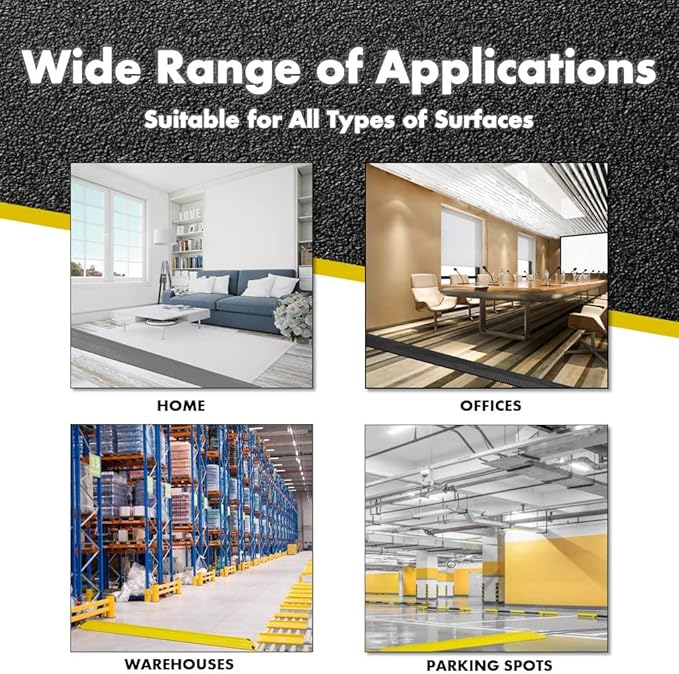 Kable Kontrol Drop Over Floor Cord Cover – 60” Inch Long 1 Channel Cable or Wire Protector – 140 Pcs Bulk Pack - Rubber Ramp for Indoor and Outdoor Use – Yellow