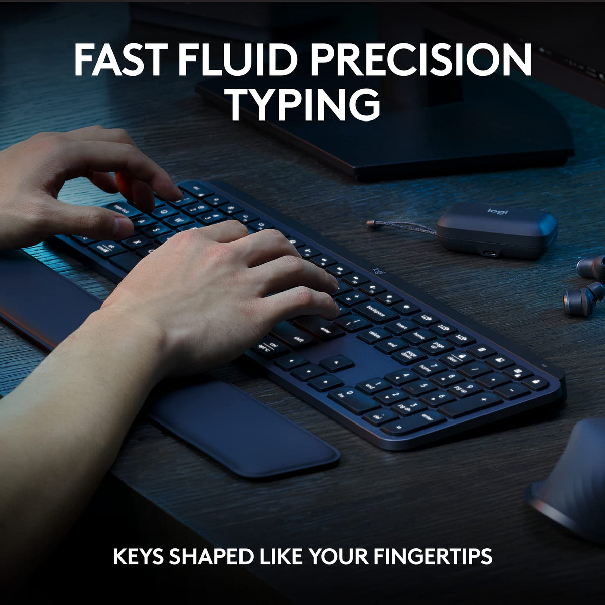 Logitech MX Keys S Combo Performance Wireless Keyboard and Mouse - Graphite