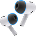 Foam Masters Memory Foam Ear Tips for AirPods Pro 1st & 2nd Gen | Comfortable | Secure | Better Noise Cancellation | Version 3.0 Replacement Buds (Medium - 3 Pairs, Black)