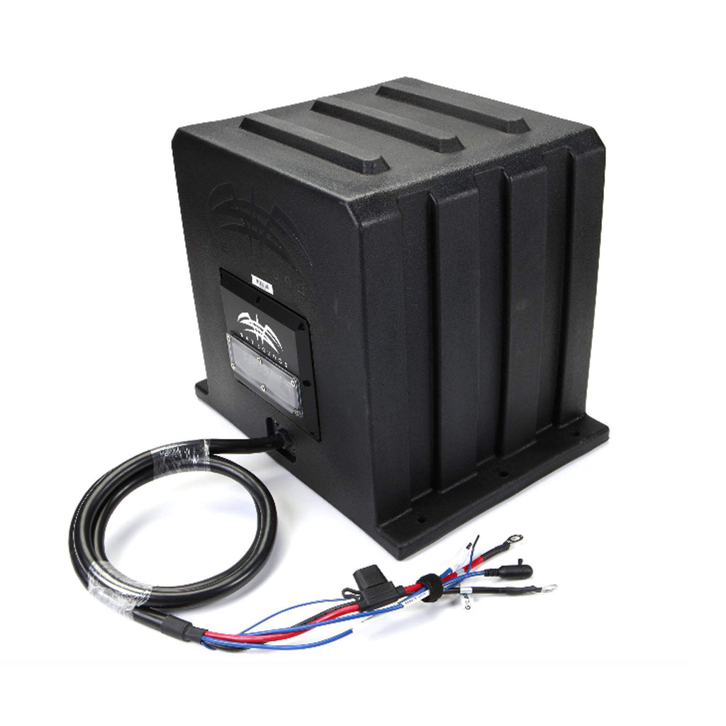Wet Sounds Package - Black Stealth 10 Ultra HD Sound Bar w/Remote and AS-10 10" 500 Watt Powered Stealth Subwoofer