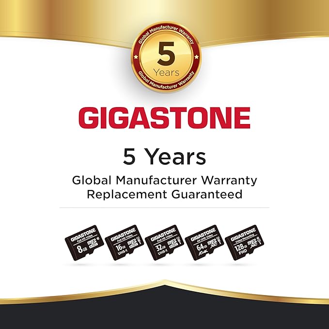 GIGASTONE 32GB 10-Pack Micro SD Card, Full HD Video, Surveillance Security Cam Action Camera Drone, 90MB/s Micro SDHC UHS-I U1 C10 Class 10