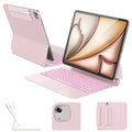 RAYMCRAFT for iPad Air 13 / Pro 12.9 Case Keyboard, Magnetic Floating Stand