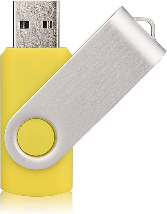 Aiibe 10 Pieces 32GB USB Flash Drive 10 Pack USB 2.0 Memory Stick Thumbdrives (Mix Colors : Black Blue Red Green Orange White Yellow Pink Purple Silver)