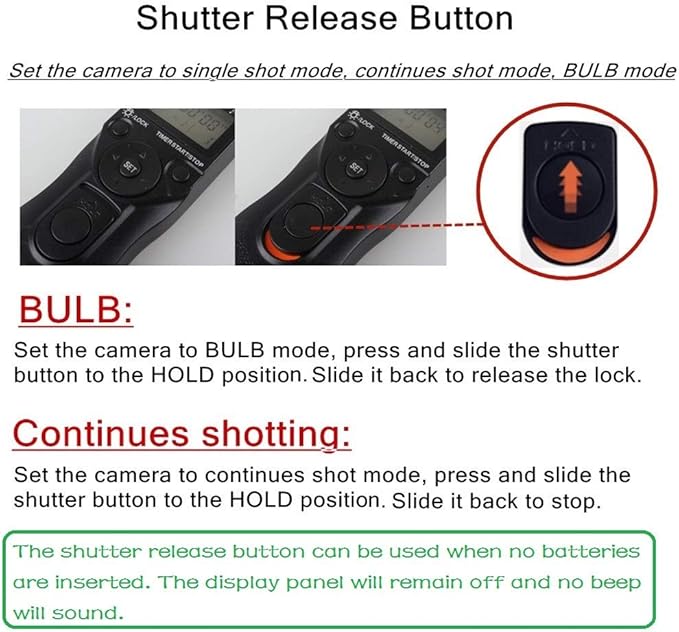 PHOLSY S8 Timer Remote Control Cable with Intervalometer for Sony a1 a9 a9m2 a7 a7M2 a7M3 7RM2 a7RM4 a7S a7SM3 a7SM2 a3500 a6600 a6500 a6100 RX100M5 RX100M6 RX100M7 HX99 HX90 HX350 HX400