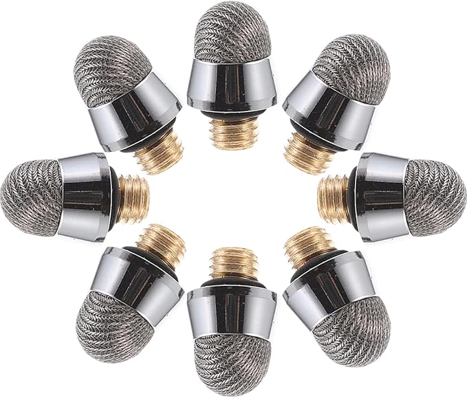 Stylus Tips, 8pcs Mesh Fiber Tips for Touch Screen Devices, High Sensitivity, Soft, no Scratch - Drawing Stylus Accessory