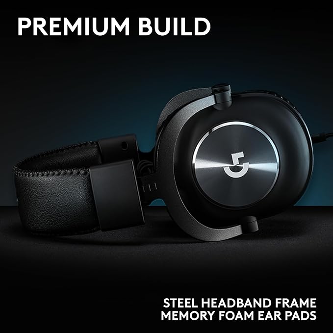 Logitech G Pro X SE Wired Gaming Headset with Microphone: Detachable Mic, DTS Headphone:X 7.1, Memory Foam Ear Pads, 50 mm Drivers, USB DAC Incl. - Black