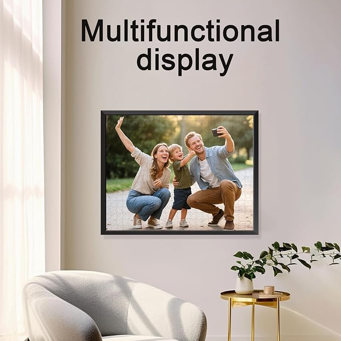Personalized Photo Puzzle – Custom 500 Piece Jigsaw Puzzle from Your Picture – Unique Gift for Family, Couples, Pets, Birthdays, Weddings, Anniversaries(500-Horizontal)