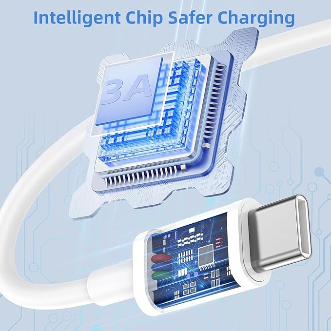 iPhone 15 16 Charger Fast Charging,Extra Long 10FT USB C to USB C Cable 20W USBC Apple Fast Charger Block for iPhone 16/16 Plus/16 Pro/16 Pro Max/16e/15/15 Plus/15 Pro/15 Pro Max/iPad Pro/Air/AirPods
