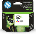 HP 62XL Tri-color High-yield Ink Cartridge | Works with Printer Series: ENVY 5540, 5640, 5660, 7640; OfficeJet 5740, 8040; OfficeJet Mobile 200, 250 | Eligible for Instant Ink | C2P07AN