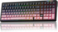 LINGBAO K98 Wireless Mechanical Gaming Keyboard, Tri-Mode BT5.0/2.4GHz/USB-C, Creamy Keyboard with Number Pad, Hot Swappable Gasket Custom Linear Switches RGB Backlit Keyboards for Win/Mac/PC/Laptop