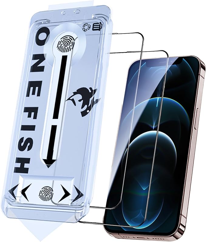 OneFish Privacy Screen Protector for iphone 11 Pro Max/Xs Max, Anti-Spy Tempered Glass Private,Edge Protection Screen Protector with Installation Frame,9H Glass Scratch Resistant