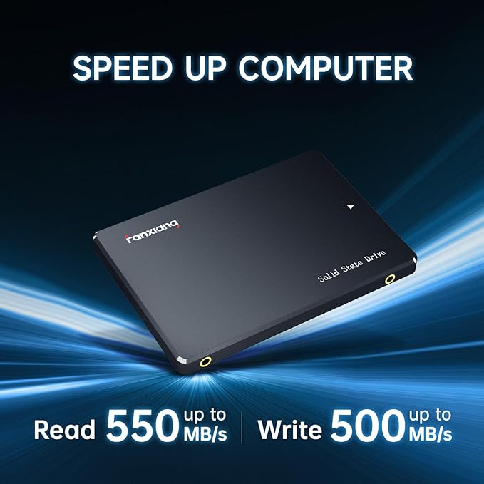 S101 250GB SSD SATA III 6Gb/s 2.5" Internal Solid State Drive, Read Speed up to 550MB/sec, Compatible with Laptop and PC Desktops(Black)