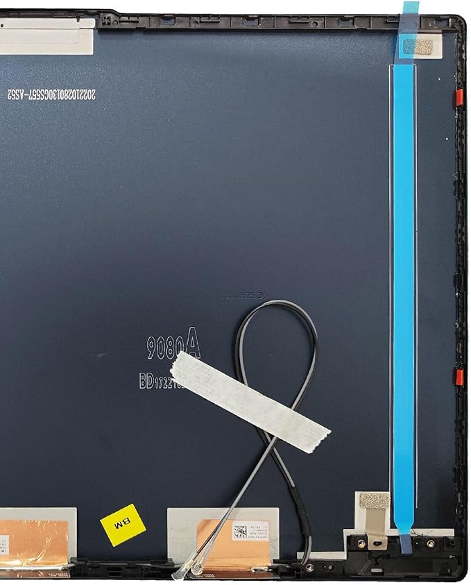 Replacement Laptop LCD Cover Back Rear Top Lid Hinges Front Bezel for Lenovo ideapad 5 15IIL05 15ARE05 15ITL05 5-15IIL05 5-15ARE05 5-15ITL05 5-15ALC05 5CB0X56073 5CB0Z31048 (Dark Blue)