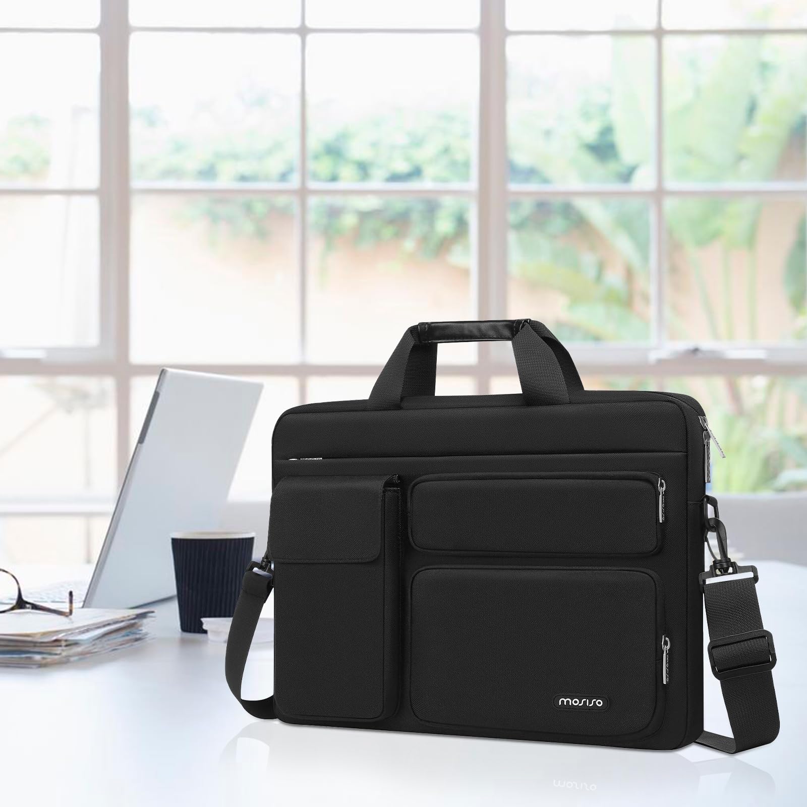 MOSISO Laptop Shoulder Bag 17.3 inch, 17-17.3 inch Computer Bag