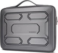DOMISO 15.6 inch Laptop Sleeve with Handle Shockproof Waterproof EVA Protective Case for 15.6" Yoga 720 IdeaPad 310 320 ThinkPad T570/Legion 5 Gen 6/HP Envy 15/15.6" Notebooks, Dark Grey