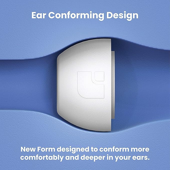 Foam Masters Ultra-Premium Memory Foam Ear Tips for AirPods Pro 1st & 2nd Gen | 3 Pairs | Black Magic Ver 6.0 | Secure | Comfort | Better Noise Cancel | Replacement Buds – White, Medium